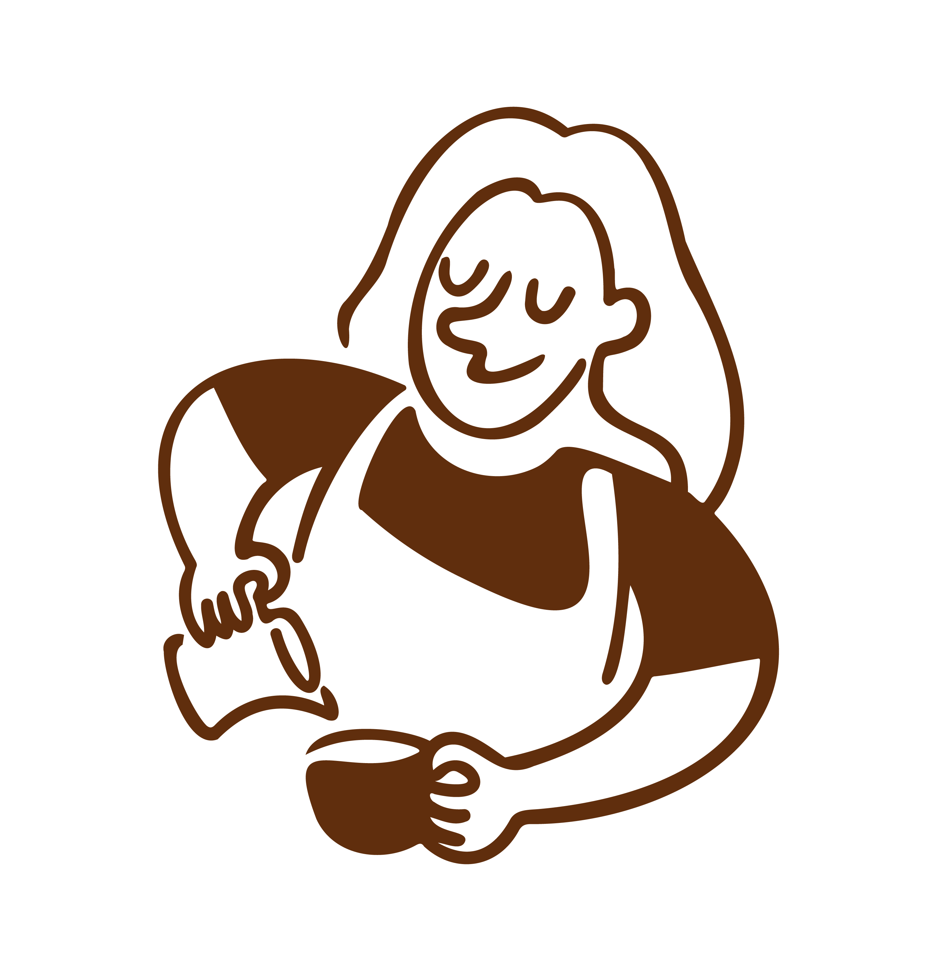 doodle of barista